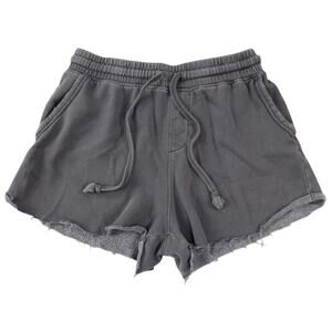 Arizona Jean Co Gray Raw Hem Sweat Shorts Size Medium